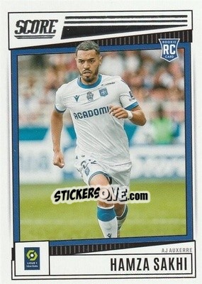 Cromo Hamza Sakhi - Score Ligue 1 2022-2023 n. 25 - Panini