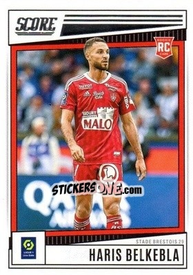 Sticker Haris Belkebla - Score Ligue 1 2022-2023 n. 33 - Panini