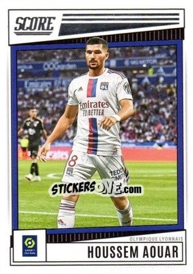 Sticker Houssem Aouar - Score Ligue 1 2022-2023 n. 84 - Panini