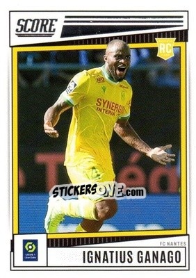 Sticker Ignatius Ganago - Score Ligue 1 2022-2023 n. 54 - Panini