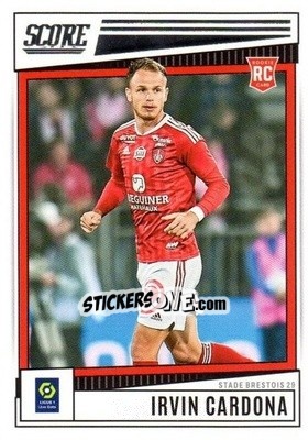 Sticker Irvin Cardona - Score Ligue 1 2022-2023 n. 34 - Panini