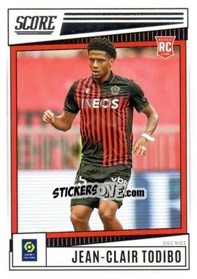 Sticker Jean-Clair Todibo - Score Ligue 1 2022-2023 n. 136 - Panini