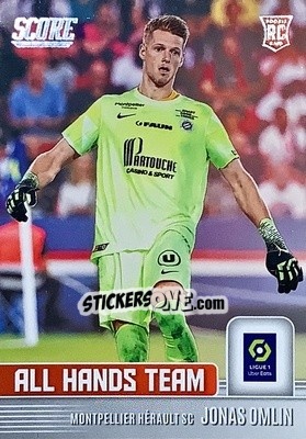 Sticker Jonas Omlin - Score Ligue 1 2022-2023 n. AH6 - Panini