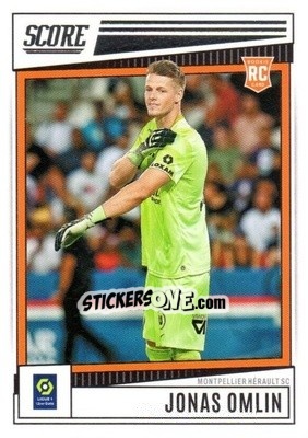 Sticker Jonas Omlin - Score Ligue 1 2022-2023 n. 113 - Panini