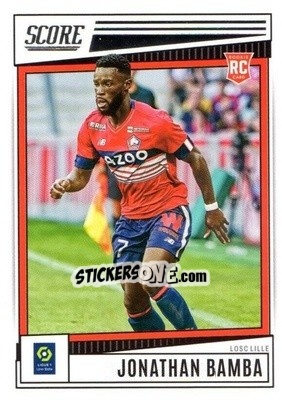 Sticker Jonathan Bamba - Score Ligue 1 2022-2023 n. 63 - Panini