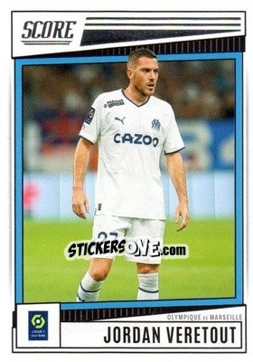 Sticker Jordan Veretout - Score Ligue 1 2022-2023 n. 97 - Panini