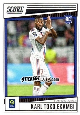 Sticker Karl Toko Ekambi - Score Ligue 1 2022-2023 n. 85 - Panini