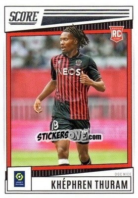 Sticker Khephren Thuram - Score Ligue 1 2022-2023 n. 138 - Panini