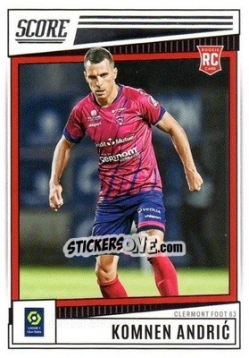Sticker Komnen Andric - Score Ligue 1 2022-2023 n. 46 - Panini
