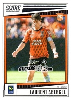 Sticker Laurent Abergel - Score Ligue 1 2022-2023 n. 77 - Panini