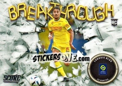 Sticker Ludovic Blas - Score Ligue 1 2022-2023 n. B17 - Panini