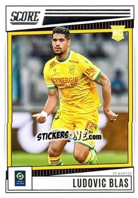Sticker Ludovic Blas - Score Ligue 1 2022-2023 n. 125 - Panini