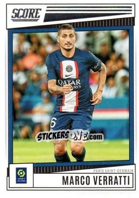 Sticker Marco Verratti - Score Ligue 1 2022-2023 n. 147 - Panini