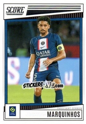 Sticker Marquinhos - Score Ligue 1 2022-2023 n. 148 - Panini