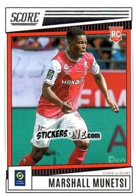 Sticker Marshall Munetsi - Score Ligue 1 2022-2023 n. 157 - Panini