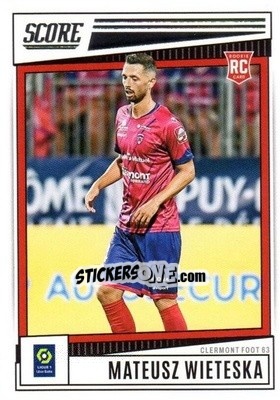 Sticker Mateusz Wieteska - Score Ligue 1 2022-2023 n. 47 - Panini