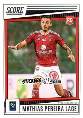 Sticker Mathias Pereira Lage - Score Ligue 1 2022-2023 n. 38 - Panini