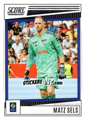 Sticker Matz Sels - Score Ligue 1 2022-2023 n. 180 - Panini