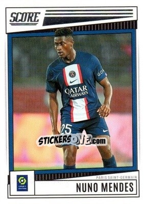 Sticker Nuno Mendes - Score Ligue 1 2022-2023 n. 150 - Panini