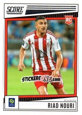 Sticker Riad Nouri - Score Ligue 1 2022-2023 n. 8 - Panini