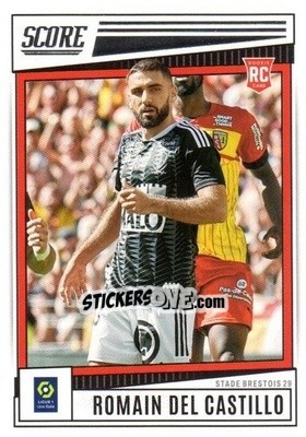 Sticker Romain Del Castillo - Score Ligue 1 2022-2023 n. 40 - Panini