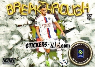 Sticker Romain Faivre - Score Ligue 1 2022-2023 n. B8 - Panini