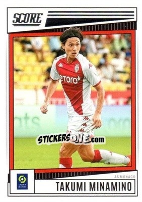 Sticker Takumi Minamino - Score Ligue 1 2022-2023 n. 107 - Panini