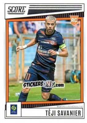 Sticker Teji Savanier - Score Ligue 1 2022-2023 n. 119 - Panini