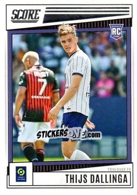 Sticker Thijs Dallinga - Score Ligue 1 2022-2023 n. 189 - Panini