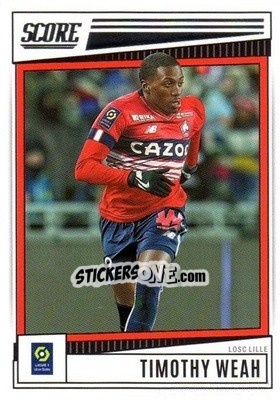 Sticker Timothy Weah - Score Ligue 1 2022-2023 n. 70 - Panini