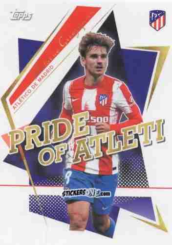 Cromo Antoine Griezmann - Atletico de Madrid 2021-2022 n. 45 - Topps
