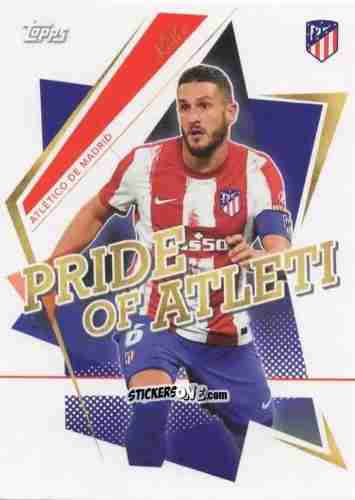 Figurina Koke - Atletico de Madrid 2021-2022 n. 46 - Topps