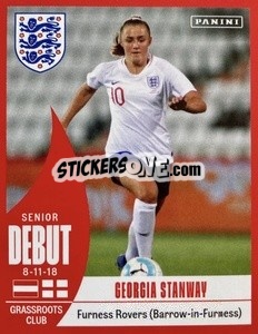 Sticker Georgia Stanway - One England n. 104 - Panini