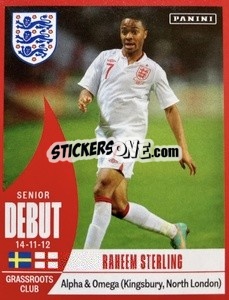 Cromo Raheem Sterling - One England - Panini