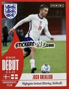 Cromo Jack Grealish - One England - Panini