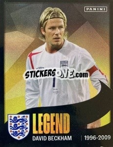 Cromo David Beckham - One England - Panini