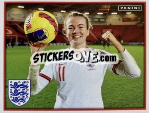 Sticker Lauren Hemp - One England n. 152 - Panini