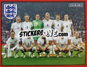 Sticker The Lionesses Team Photo - One England n. 162 - Panini