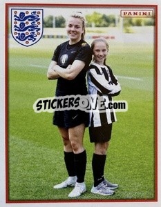 Sticker Lauren Kemp - One England - Panini