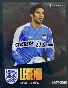 Sticker David James - One England n. 24 - Panini
