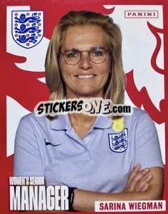 Cromo Sarina Wiegman - One England - Panini