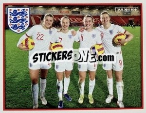 Sticker Ellen White - One England - Panini