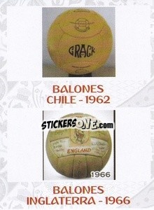 Sticker 1962-1966 - Iconos World Cup Rusia 1930-2018 - NO EDITOR