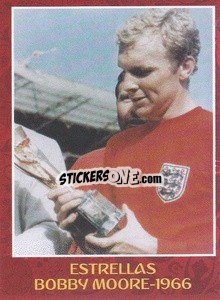 Sticker 1966 - Bobby Moore - Iconos World Cup Rusia 1930-2018 n. 86 - NO EDITOR