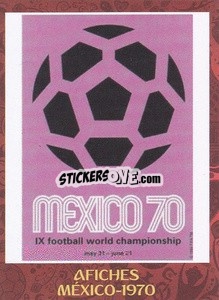 Sticker 1970 - Iconos World Cup Rusia 1930-2018 - NO EDITOR