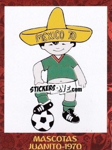 Sticker 1970 - Juanito - Iconos World Cup Rusia 1930-2018 - NO EDITOR
