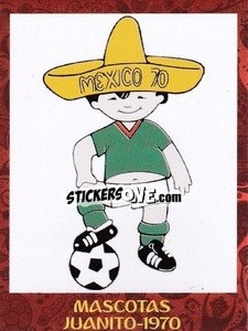 Sticker 1970 - Juanito - Iconos World Cup Rusia 1930-2018 n. 8 - NO EDITOR
