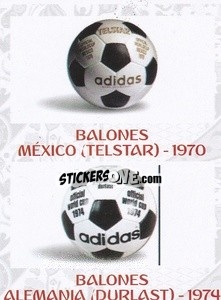 Sticker 1970 (Telstar) - 1974 (Durlast) - Iconos World Cup Rusia 1930-2018 n. 63 - NO EDITOR