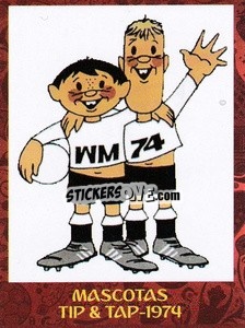 Sticker 1974 - Tip & Tap - Iconos World Cup Rusia 1930-2018 - NO EDITOR