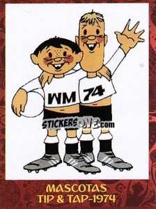 Sticker 1974 - Tip & Tap - Iconos World Cup Rusia 1930-2018 n. 9 - NO EDITOR